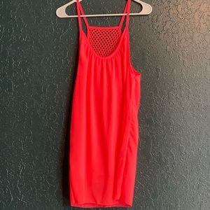 Neon Orange Sun Dress